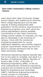 Mobile Screenshot of glenoakscommunitycollege.org